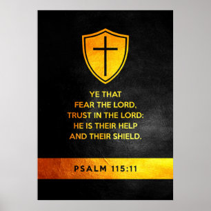 Psalm 115:11 Bijbelversie Poster