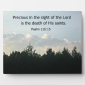 Psalm 116:15 fotoplaat (Voorkant)
