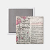 Psalm 116:2 - Hij buigt zich om te luisteren Magneet (Voorkant / Achterkant)