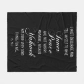 Psalm 116:7 Bijbel Scripture Verse Prayer Fleece Deken (Voorkant (Horizontaal))