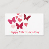 Psalm 117:2 Valentijn Butterflies Enclosure Card Informatiekaartje (Voorkant)