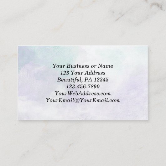 Psalm 118:14 De Heer is mijn Sterkte en mijn Song Visitekaartje (Achterkant)