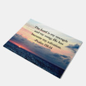  PSALM 118 14 ZONSOPGANG BOVEN DE OCEAAN DEURMAT (Schuin)