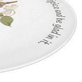 Psalm 118:24 Bijbelverse en Sparrow Paar Snijplank (Hoek)