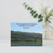 Psalm 118:24 Dit is de dag... Briefkaart (Staand voorkant)