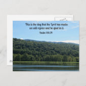 Psalm 118:24 Dit is de dag... Briefkaart (Voorkant / Achterkant)