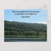 Psalm 118:24 Dit is de dag... Briefkaart (Voorkant)