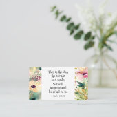 Psalm 118:24 Dit is de dag dat de Heer de Bijbel m Visitekaartje (Staand voorkant)