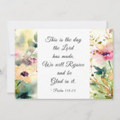 Psalm 118:24 Dit is de dag dat de Here Kaart maakt (Voorkant)