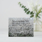 Psalm 118:24 Dit is de dag dat de Lord hath Briefkaart (Staand voorkant)