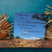 Psalm 118:24 Dit is de dag die de Heer heeft gemaa Fotoplaat (Zijkant)