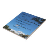 Psalm 118:24 Dit is de dag die de Heer heeft gemaa Tegeltje (Zijkant)