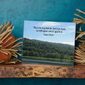 Psalm 118:24 Dit is de dag... Fotoplaat (Zijkant)