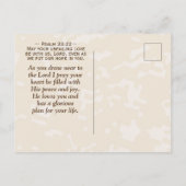 Psalm 118:24 Dit is de dag, herfstbomen Briefkaart (Achterkant)