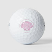 Psalm 118:24 Dit is de dag met Seashell Golfballen (Voorkant)