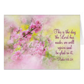 Psalm 118:24 Dit is de Dag van de Heer (Voorkant Horizontaal)