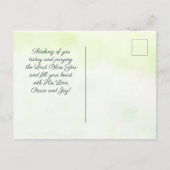 Psalm 118:24 Dit is de Dag van de Heer Briefkaart (Achterkant)