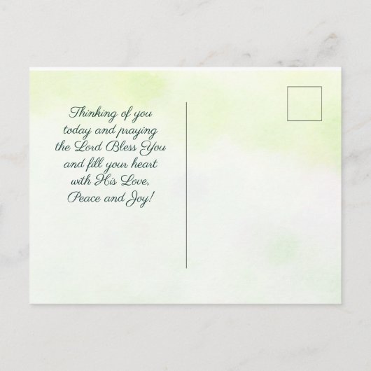 Psalm 118:24 Dit is de Dag van de Heer Briefkaart (Achterkant)