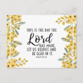 Psalm 118:24 Dit is de Dag van de Heer Briefkaart (Voorkant)