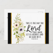 Psalm 118:24 Dit is de Dag van de Heer Briefkaart (Voorkant / Achterkant)