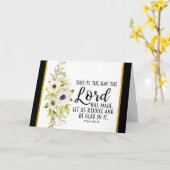 Psalm 118:24 Dit is de Dag van de Heer Kaart (Gele Bloem)