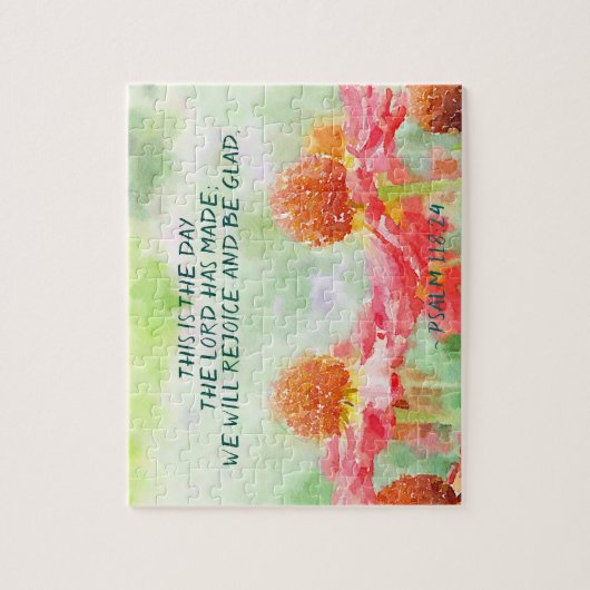 Psalm 118:24 Dit is de Dag van de Heer Legpuzzel (Verticaal)