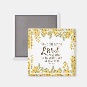 Psalm 118:24 Dit is de Dag van de Heer Magneet (Voorkant / Achterkant)