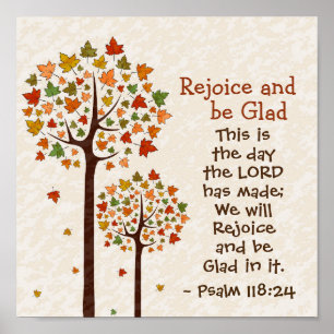 Psalm 118:24 Dit is de Dag van de Heer Poster