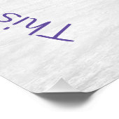 Psalm 118:24 en Waterverf Butterfly Perfect Poster (Hoek)