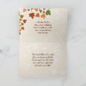 Psalm 118:24 Rejoice and be Glad, Autumn Trees Kaart (Binnen)