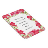 Psalm 118:24 Rode rozenmagneet Magneet (Rechterzijde)