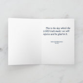 Psalm 118-24 van de verjaardag kaart (Binnen)