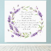 Psalm 118: 28-119:1 acryldruk canvas afdruk (Insitu (Houten vloer))