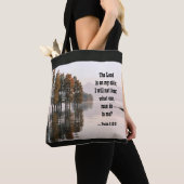 Psalm 118:6 Heer staat aan mijn kant Ik zal niet b Tote Bag (Dichtbij)