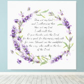 Psalm 118 canvasafdruk canvas afdruk (Insitu (Houten vloer))