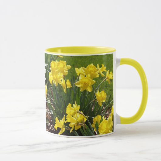 Psalm 118 Daffodil Mok (Rechts)