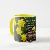 Psalm 118 Daffodil Mok (Voorkant links)