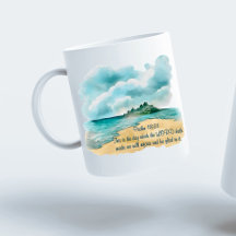 Psalm 118 Dag om te Vreuen Bewolkte Strand Scene