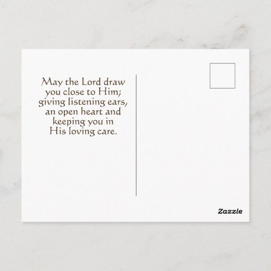 Psalm 119:103 Je woorden zijn zoeter dan honing Briefkaart (Achterkant)