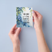 Psalm 119:105 Bijbeltekst op Afbeelding Flyer (Hand)