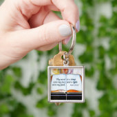 Psalm 119:105 Bijbelvers Sleutelhanger (Hand)