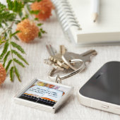 Psalm 119:105 Bijbelvers Sleutelhanger (Zijkant)