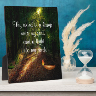 Psalm 119:105  fotoplaat