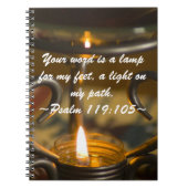 Psalm 119:105 Notitieboek (Voorkant)