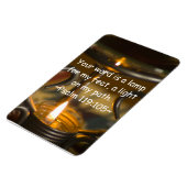 Psalm 119:105 Premium magneet (Linkerzijde)