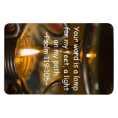 Psalm 119:105 Premium magneet (Horizontaal)