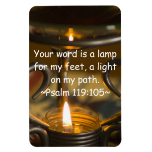 Psalm 119:105 Premium magneet