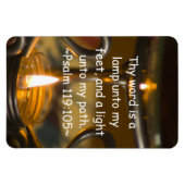 Psalm 119:105 Premium magneet (Horizontaal)