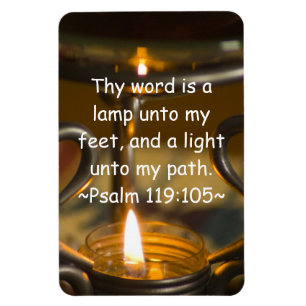 Psalm 119:105 Premium Magnet Magneet