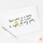 Psalm 119:105 Sticker (Envelop)